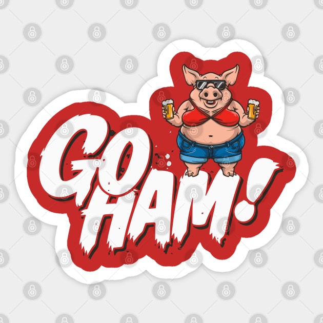 National Pig Day – March Sticker by irfankokabi